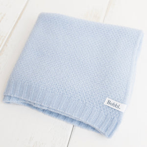 Cashmere Baby Blankets - Blue