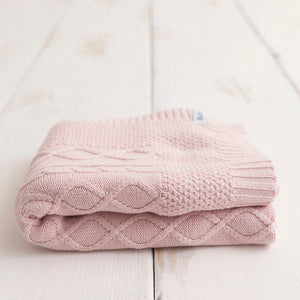 Baby Blanket - Love Hearts (Pink)