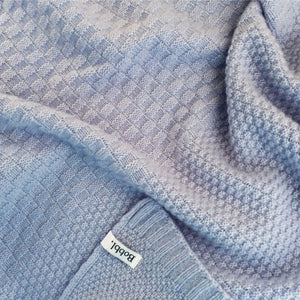 Cashmere Baby Blankets - Blue