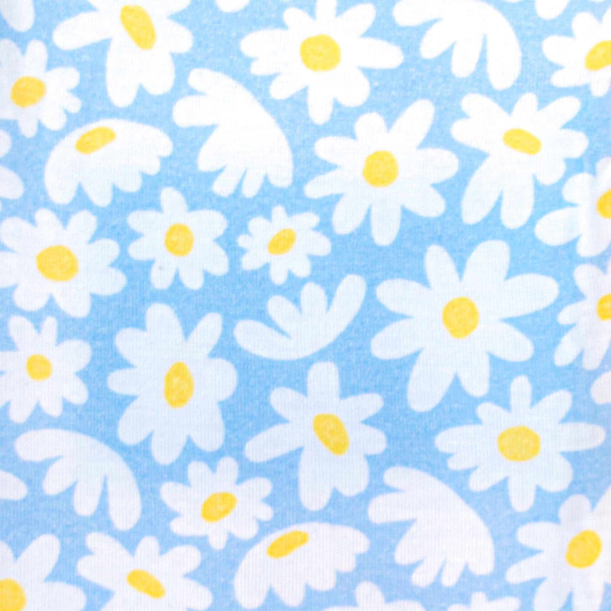 ZippySuit - Easy Change Organic Baby Sleep Suit - Daisy