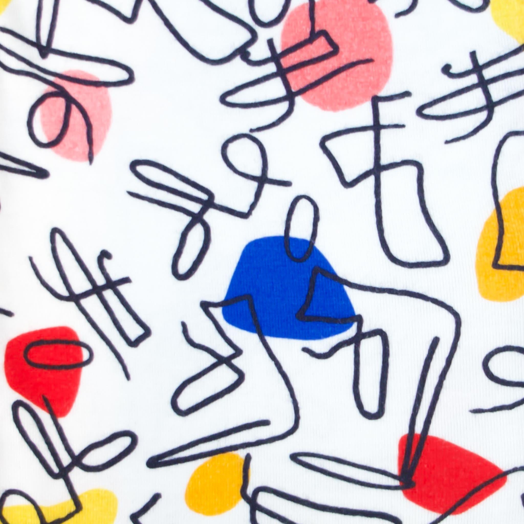 ZippySuit - Easy Change Organic Baby Sleep Suit - Funky Dancer