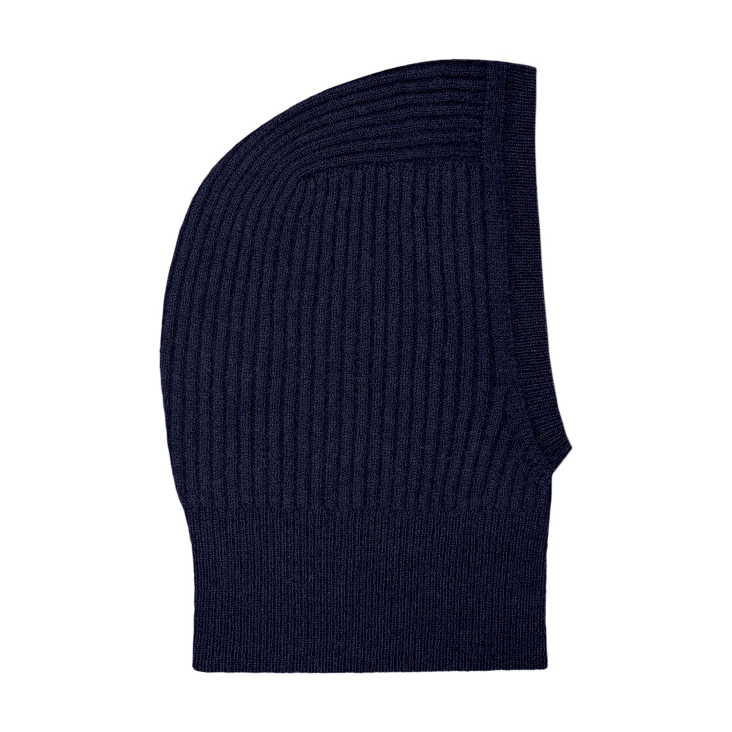 Recycled Cashmere Blend Ribbed Balaclava