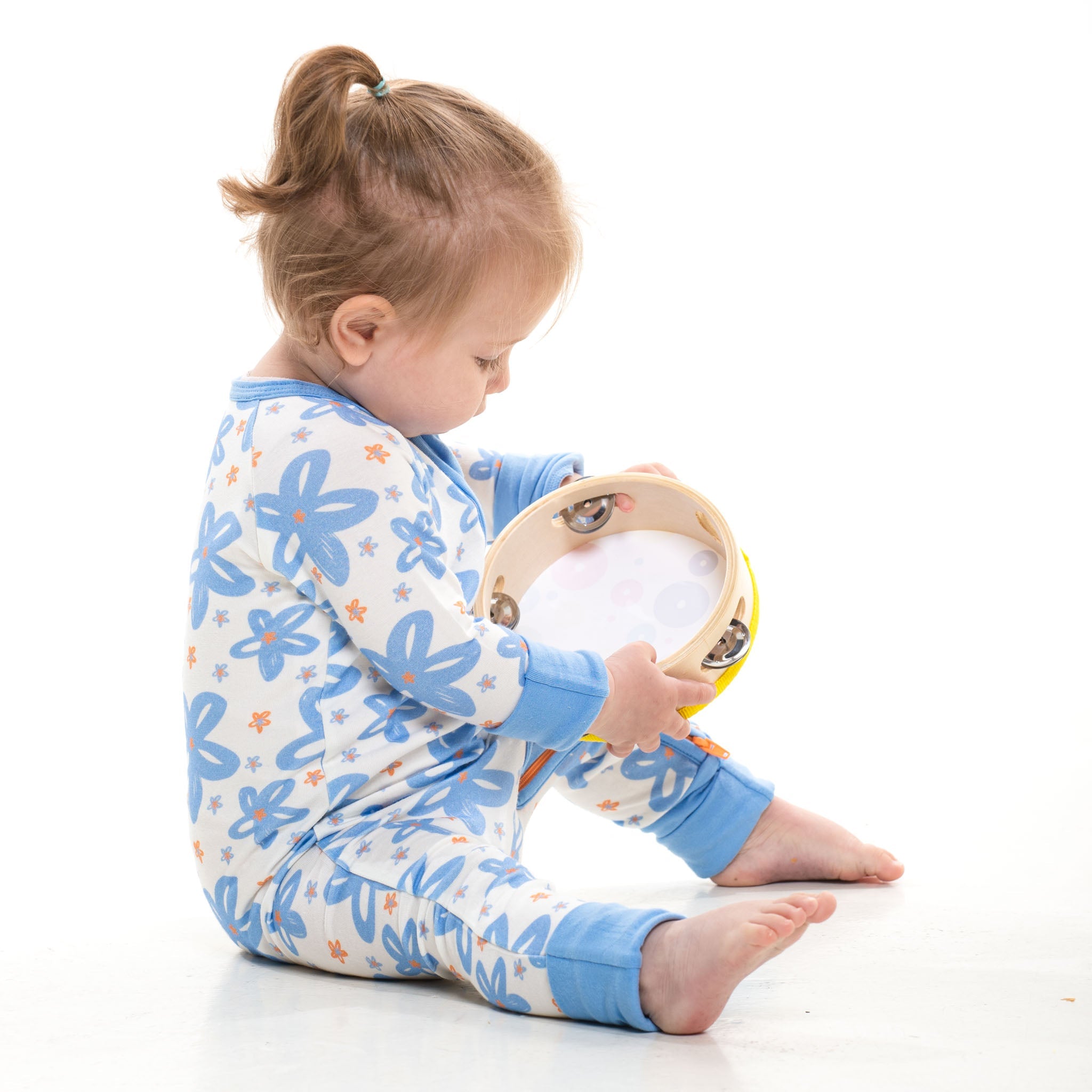 ZippySuit - Easy Change Organic Baby Sleep Suit - Meadow