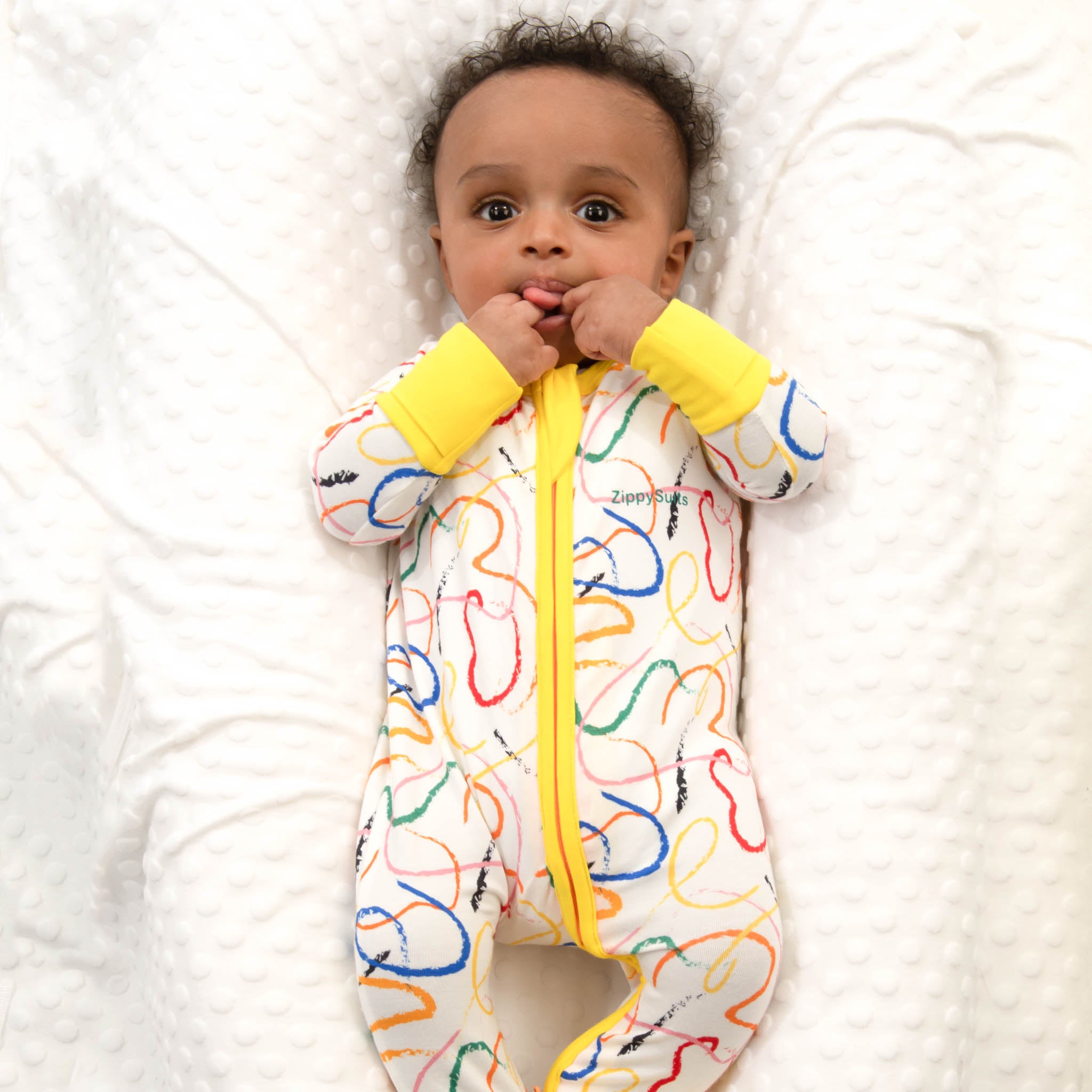 ZippySuit - Easy Change Organic Baby Sleep Suit - Olympics