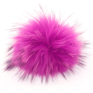 Big Bobbl - Hot Pink - Fur Pom Pom