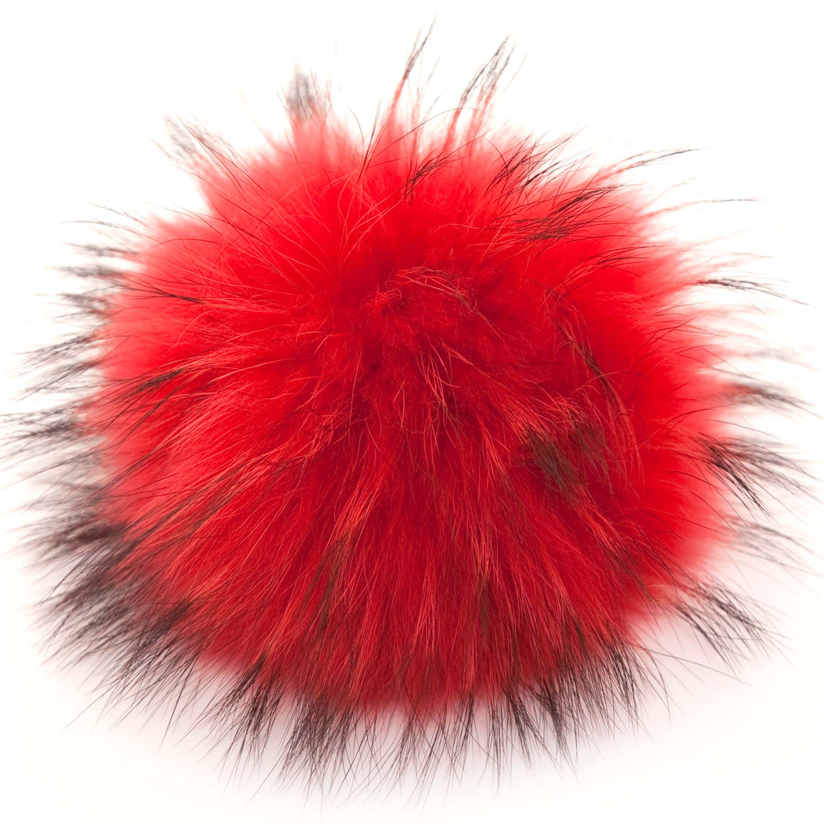 Big Bobbl - Cherry Red - Fur Pom Pom