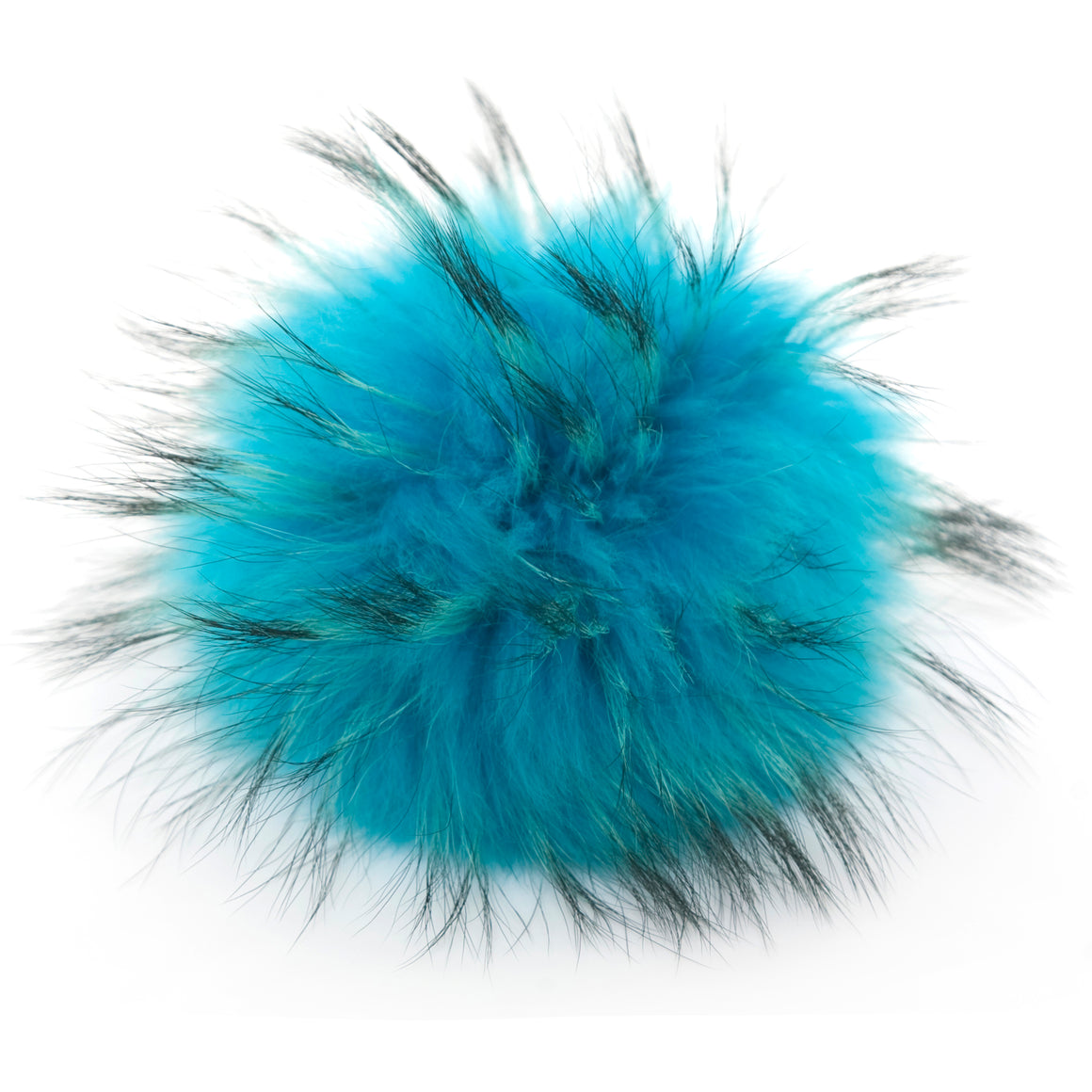 Big Bobbl - Turquoise - Fur Pom Pom