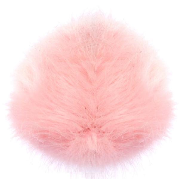 Mini Faux Fur Bobbl - Baby Pink -  Pom Pom