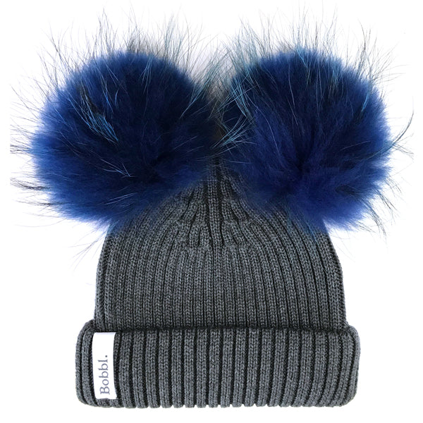 Womens Merino Wool Classic Duo Beanie Hat