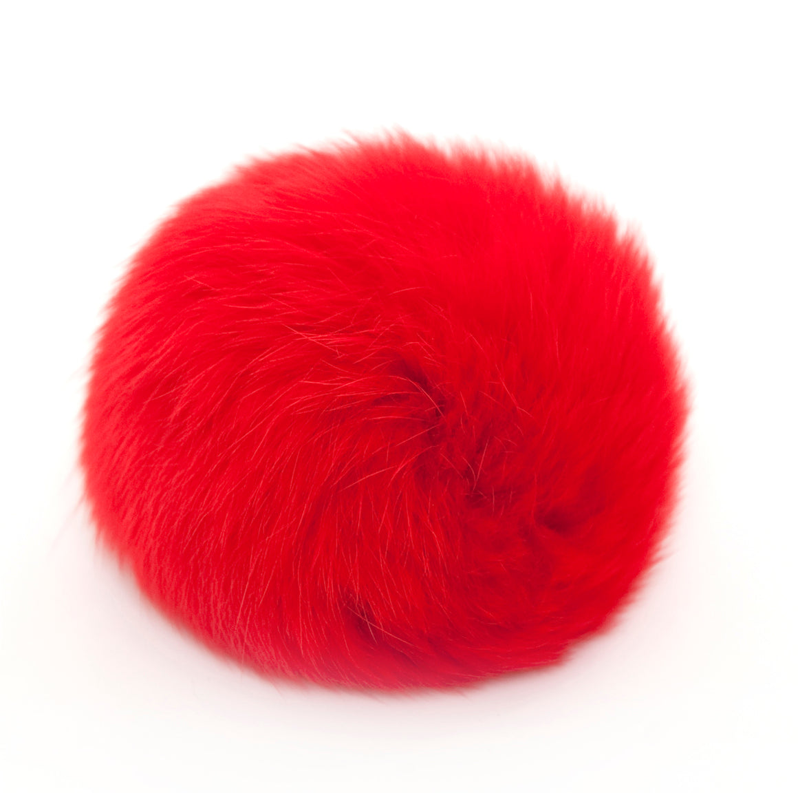 Mini bobbl - Red - Fur Pom Pom