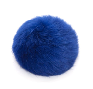 Mini bobbl - Royal Blue - Fur Pom Pom